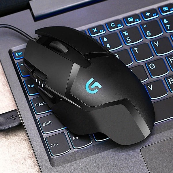 Chuột chơi game, chuột gaming Logitech G402 siêu hot. Thiết kế hầm hố, thao tác nhanh, nhạy, chính xác