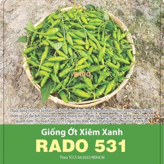 Hạt giống ớt xiêm gói 0.2g rạng đông 531