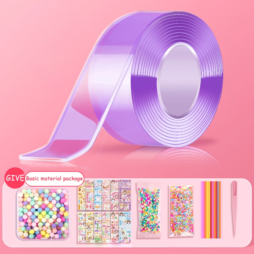 Bộ Đồ Chơi Thổi Bong Bóng Băng Dính An Toàn Không Độc Hại Cho Trẻ Em