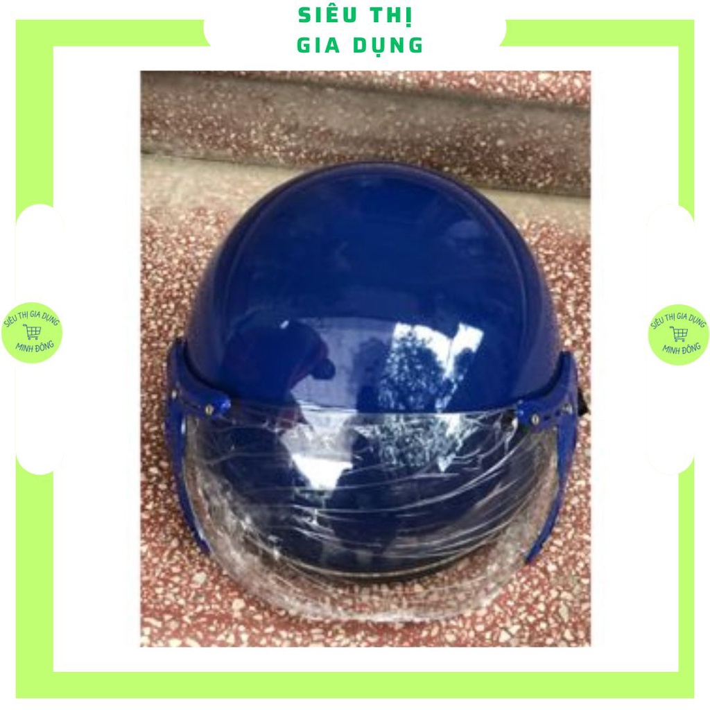 Mũ bảo hiểm honda nửa đầu có kính giá rẻ, Nón bảo hiểm có kính chắn gió chất lượng cao nhiều sắc màu
