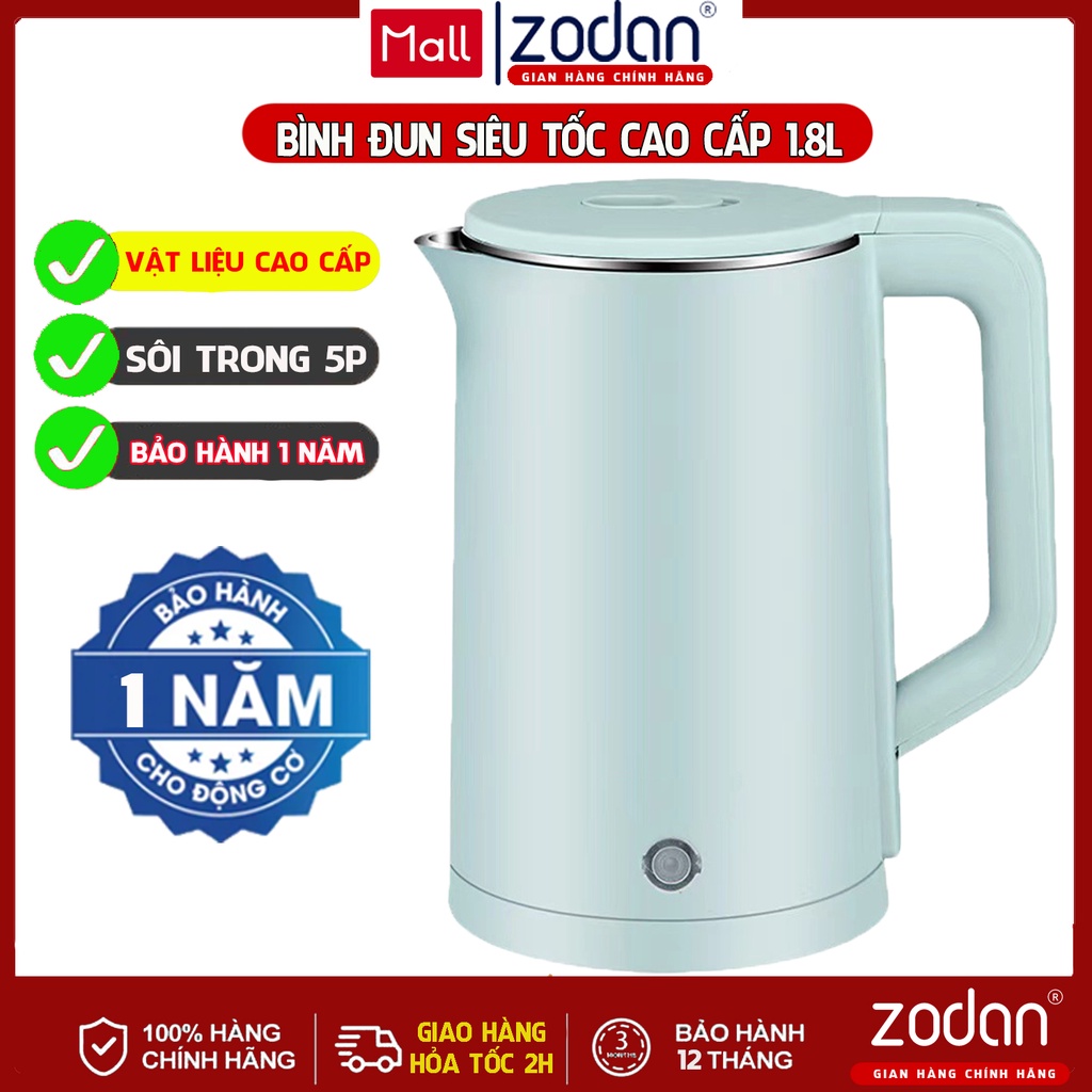  Ấm đun siêu tốc, Bình đun nước siêu tốc 2.3L - Bảo Hành 1 Năm