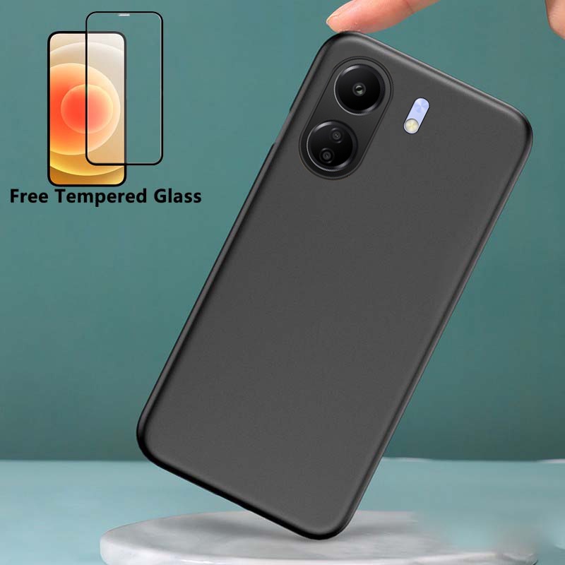 Điện Thoại Ốp Lưng Màu Nhám Cho xiaomi poco c65 f5 pro redmi 13c mi poco f5 pro c65