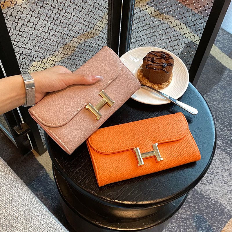 Ví Hermes Dáng Dài Sức Chứa Lớn Đa Năng Thời Trang Cho Nữ