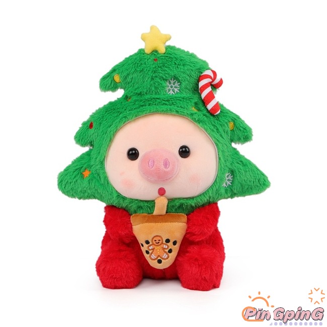 Túi Đựng Điện Thoại 2023new!!!! Heo Nhồi Bông 25cm Mềm Mại Dễ Thương Trang Trí Cây Thông Noel