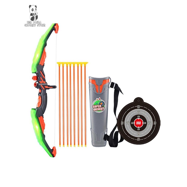 . Bow And Arrow Set For Kids Archery Toy Set LED Light Up Children Shooting Set