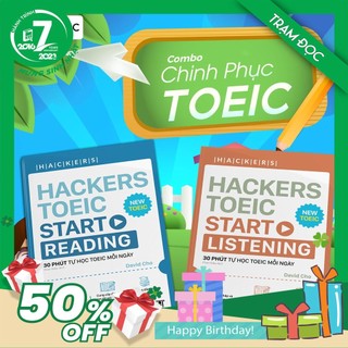 Combo Sách Hackers TOEIC: Hackers Toeic Start Listening + Hackers Toeic Start Reading