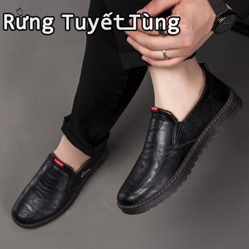 Rừng Tuyết Tùng☘Giày Da Thể Thao Thời Trang Dành Cho NamGiày nam Thể thao Thư giãn Thời trang