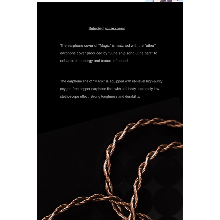 Leteciel mira Tai Nghe Nhét Tai hifi 10mm 2pin 0.78mm