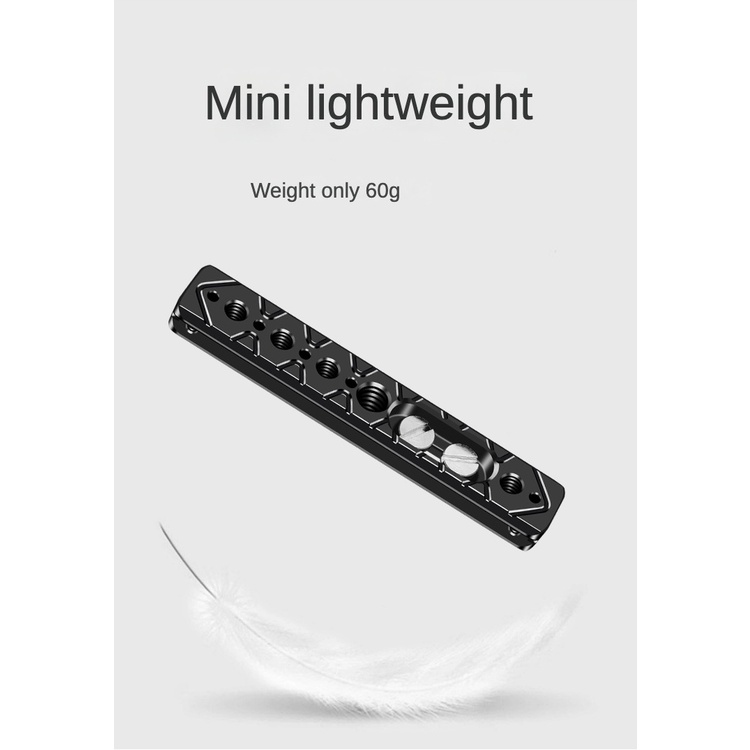 Xt-xít Hợp Kim Nhôm Mở Rộng 120mm Với Lỗ Ren 1 / 4 '' 3 / 8 '' Phụ Kiện Máy Ảnh dslr