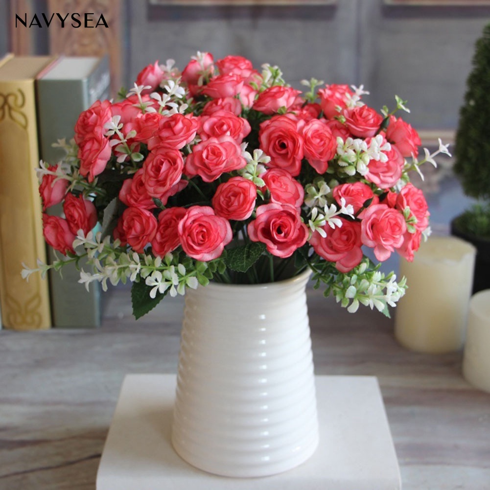 Bó Hoa Hồng Nhân Tạo Màu Sắc Tươi Sáng nad-1