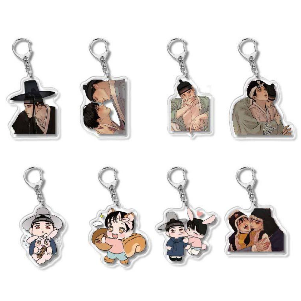 Mmluck Móc Khóa acrylic Hình Nhân Vật Hoạt Hình anime bl Mangaa Hàn Quốc bl Phụ Kiện Túi Xách