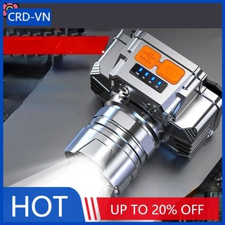 Đèn làm việc Đèn Pin Đội Đầu （Đèn bắt ếch）Đèn Pha LED Cảm Biến Chuyển Động Khẩn Cấp Chống Thấm Nước Công Suất Cao 100M Có Th