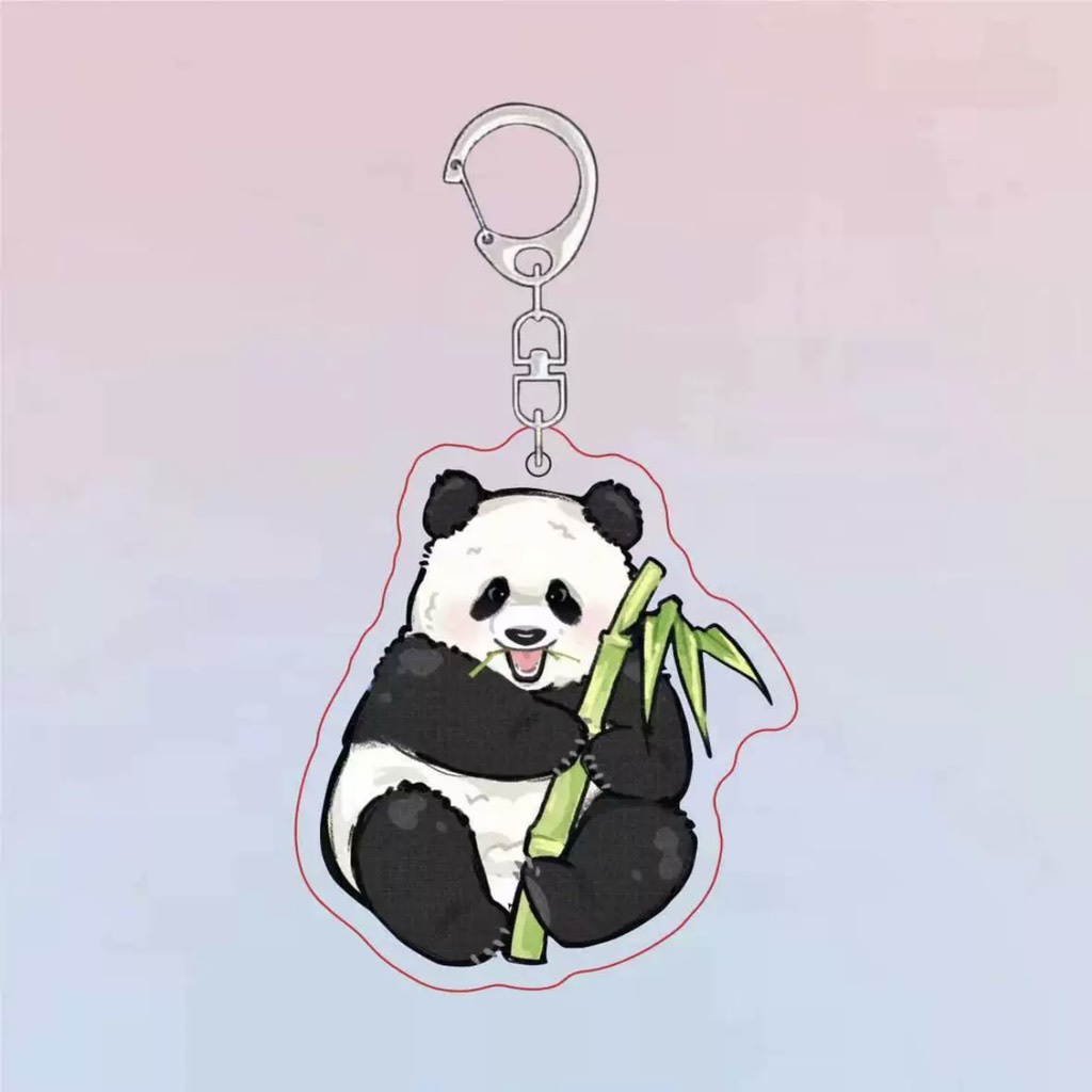 MÓC KHÓA GẤU TRÚC PANDA ACRYLIC KEYRING 6 - YUAI YUKE DU KHẢ DU ÁI