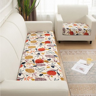 Vỏ Bọc Đệm Ghế sofa / Giường Ngủ Bằng Vải Lụa Sữa Co Giãn In Hình Chữ l Kích Thước 1 / 2 / 3 / 4 / l