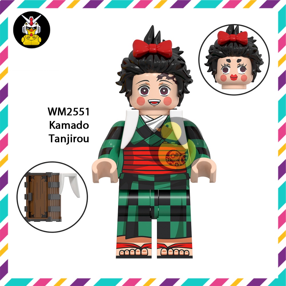 WM6162 Mô Hình Kimetsu No Yaiba Demon Slayer Thanh Gươm Diệt Quỷ Tanjiro Inosuke Zenitsu Shinobu Muzan Kanae