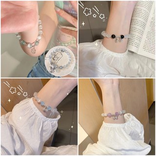 Vòng tay chuỗi hạt đá opal thời trang cho nữ