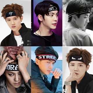 [HCM]Băng đô thể thao nam nữ đeo trán chặn mồ hôi tập gym yoga KPOP Hàn Quốc bản nhỏ UNISEX Headband-Fashinrandy