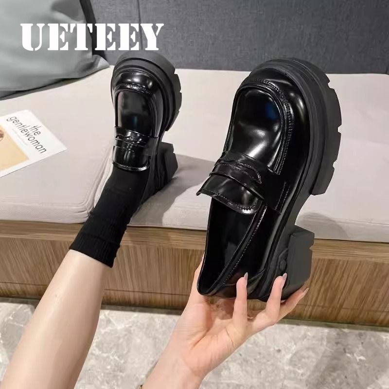 UETEEY  giày búp bê Mary Jane Lolita Đế da mềm đế êm thời trang Nhẹ nhàng Thanh lịch Đa dụng Đẹp mắt Phóng khoáng FLF23B0SA4 47Z231122
