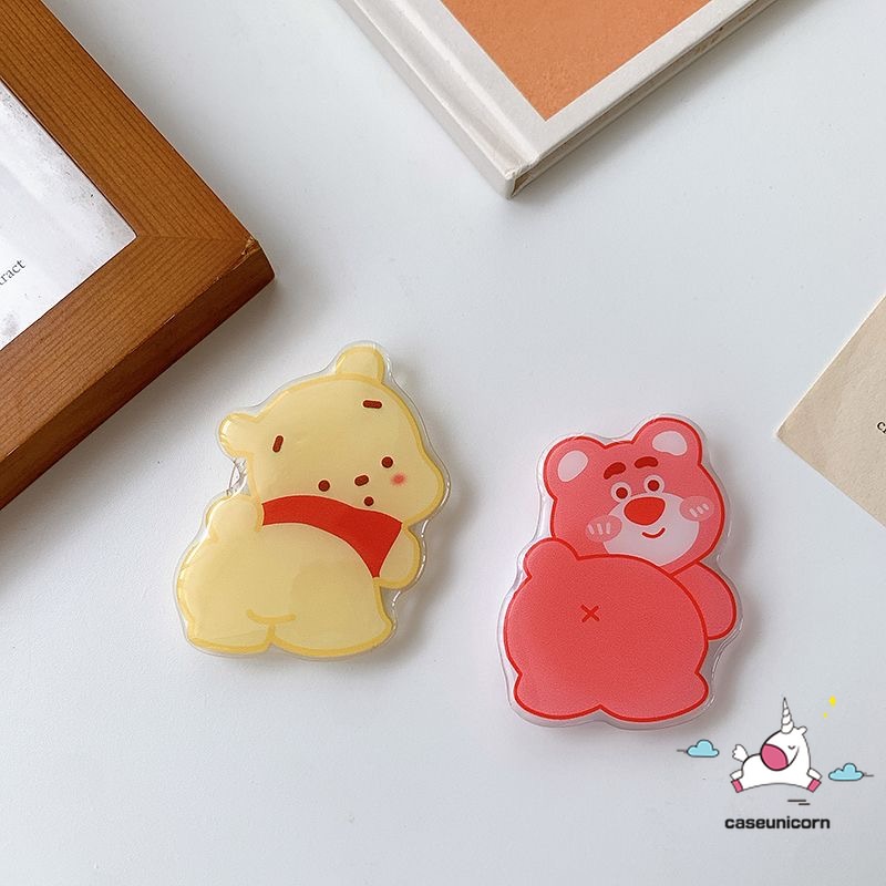 Dễ Thương Giá Đỡ Điện Thoại Dạng Gập Hình Gấu / Thỏ / Gấu Trúc / Cún Con Hoạt Hình Đáng Yêu Sáng Tạo Thông Dụng