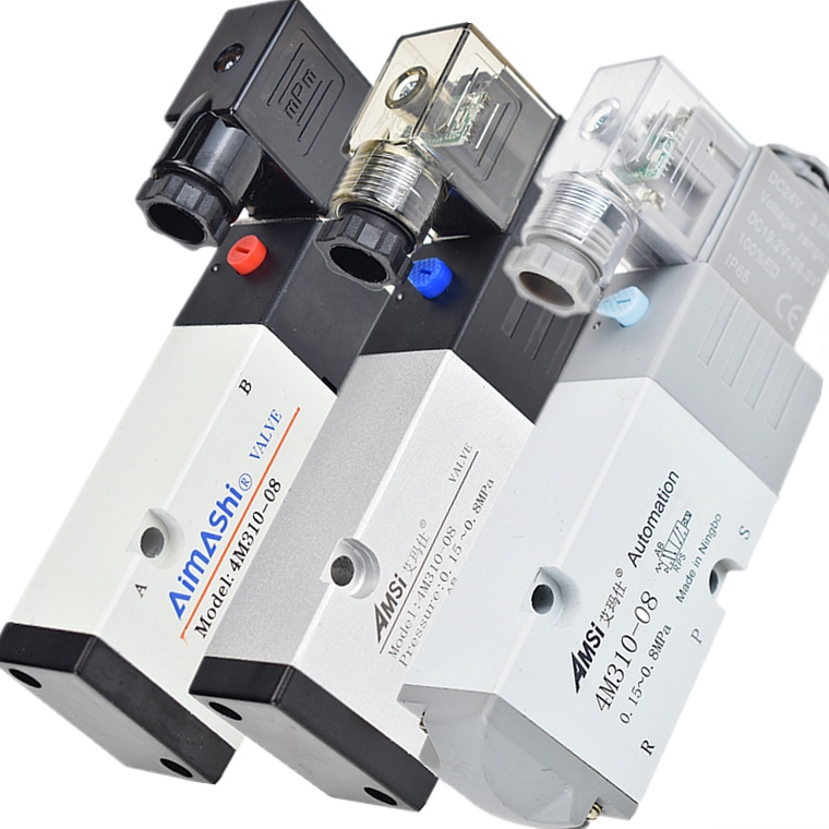 Điện từ 4M310-08 Van khí nén 4M310-10 hai vị trí 220V 24V tcc