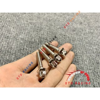 Ốc 6li2, 6li3, 6li4 trụ salaya inox 304 mẫu s03