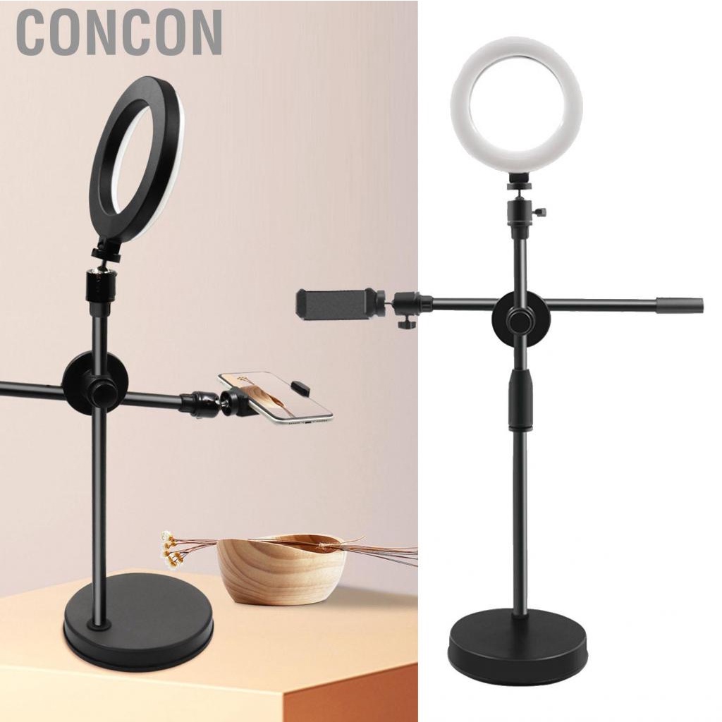 Concon Cell Phone Holder Stand  Portable Retractable Rotatable Stable Base for Salon