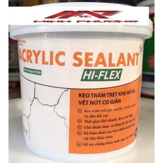 Keo trám xử lý vết rạn nứt tường co giãn , chống thấm, đàn hồi Acrylic Hiflex Sealant