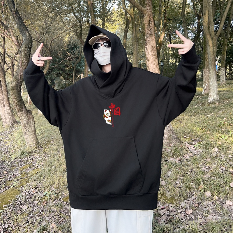 Áo Hoodie cotton Dày Dáng Rộng Thời Trang Cao Cấp Cho Nam Nữ
