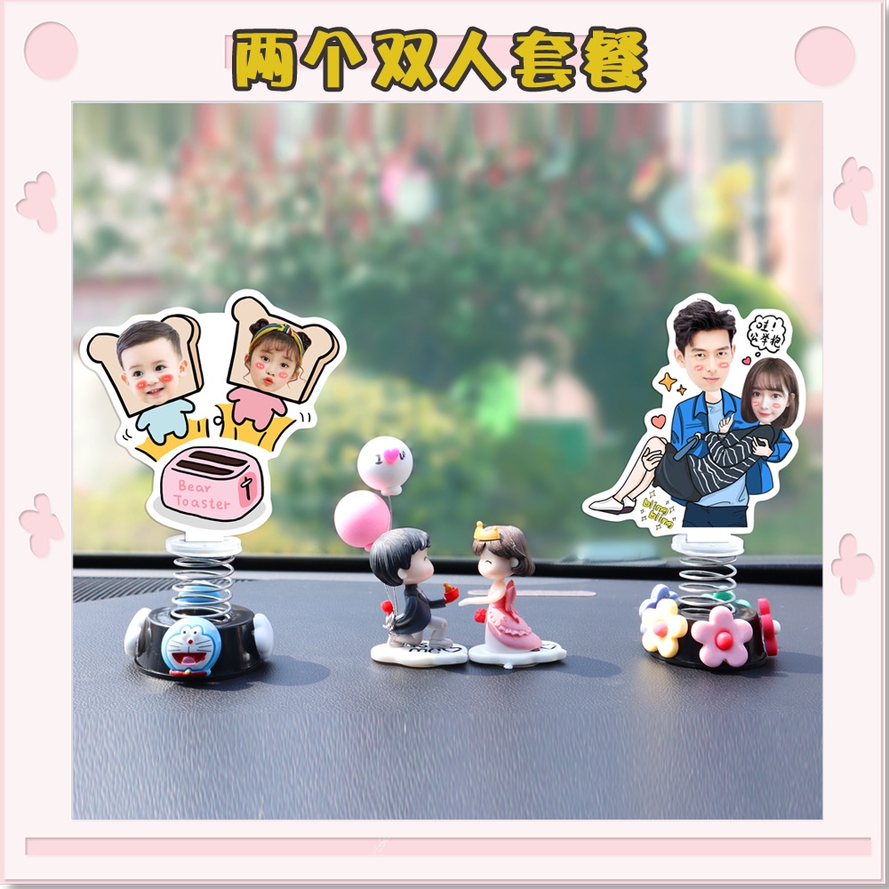 Standee lò xo lắc lư đáng yêu trong suốt đế dính trang trí in theo yêu cầu chibi