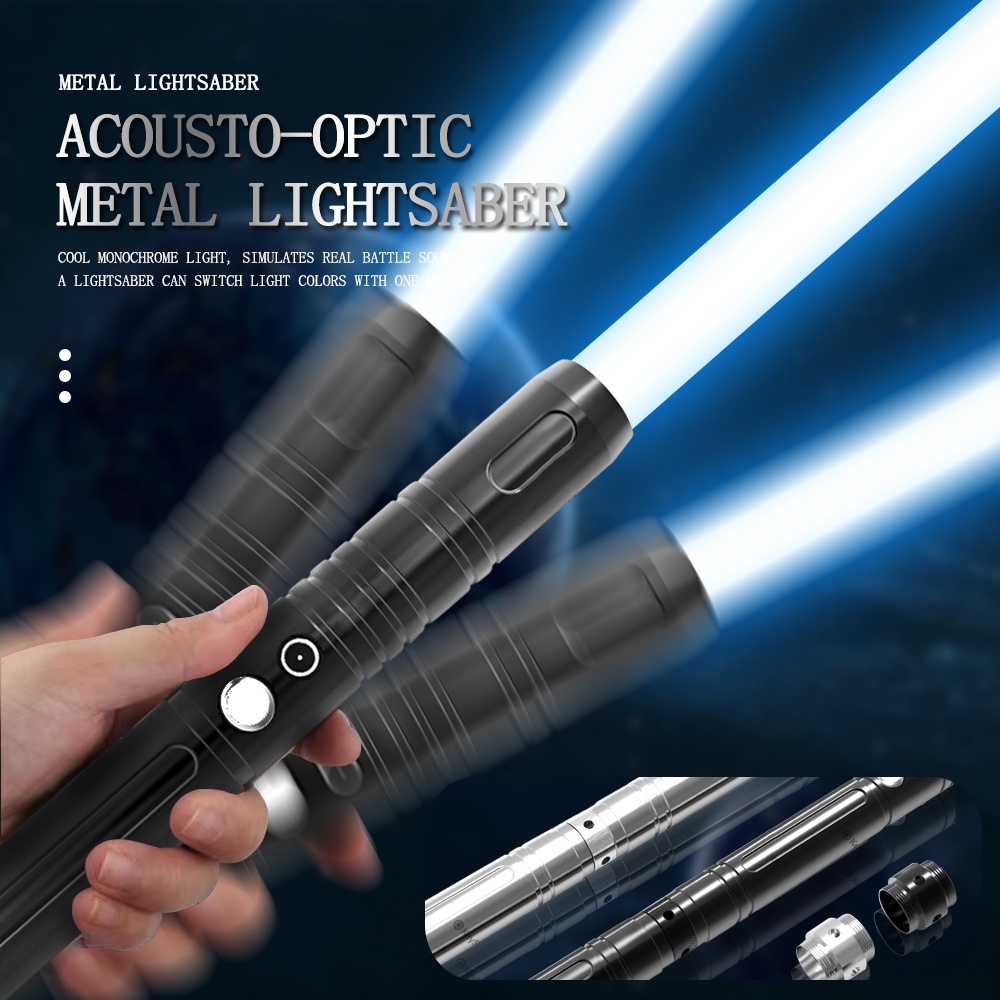 Minilightaber Đồ Chơi Kiếm laser mini rgb 7 Màu Có Đèn Hiệu Ứng Ánh Sáng Và Âm Thanh Cho Bé
