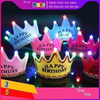 Nón sinh nhật, Nón vương miện, happy birthday, trang trí sinh nhật