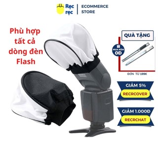 Tản sáng Flash bounce softbox diffuser 9cm x 6cm - Phù hợp với tất cả các dòng đèn Flash