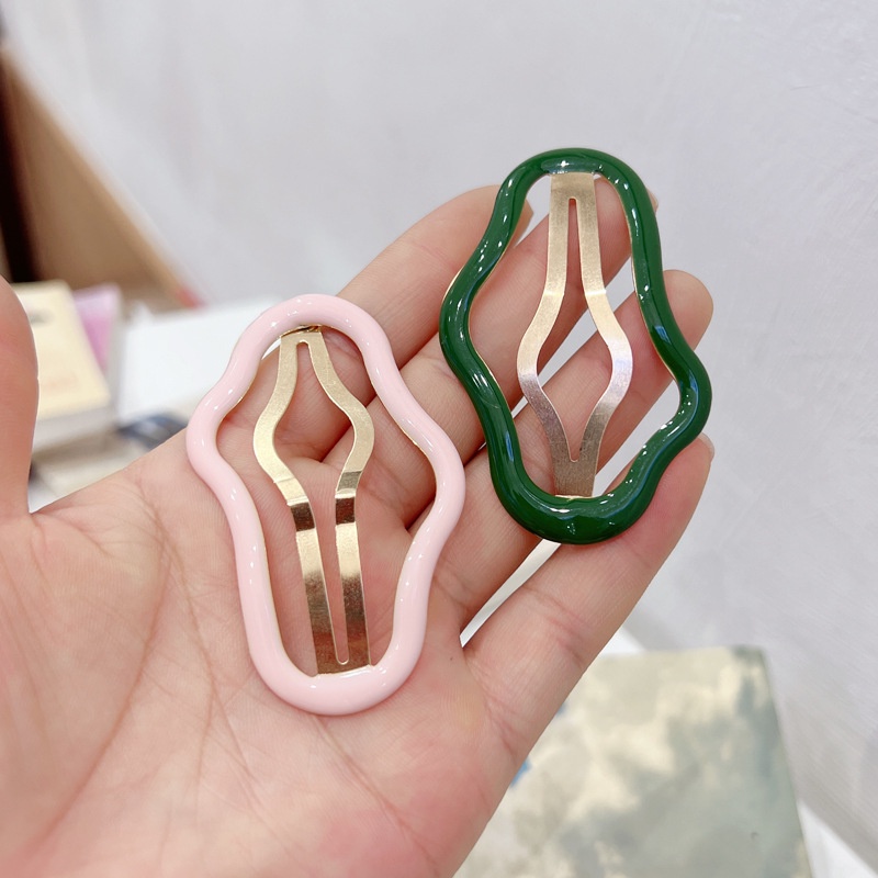 Kẹp tóc đám mây gợn sóng và ngôi sao màu pastel nhẹ nhàng ngọt ngào K40