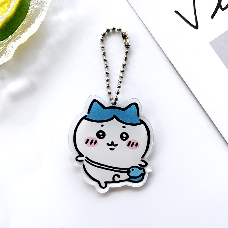 Móc Chìa Khóa Bằng acrylic Họa Tiết Hoạt Hình chiikawa Dễ Thương Bắt Mắt