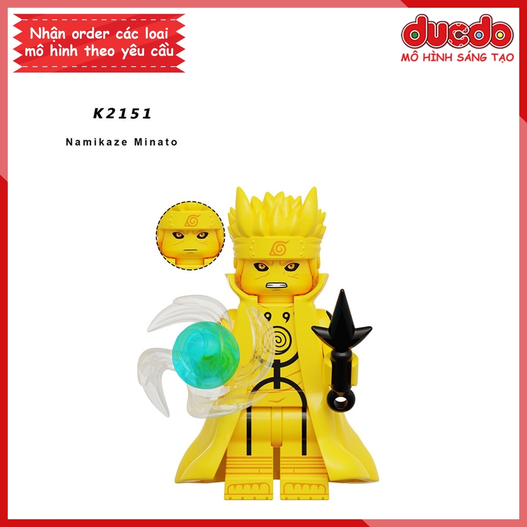 Minifigures các nhân vật trong Naruto Hokage Asuma Kurenai - Đồ chơi Lắp ghép Xếp hình Mô hình Mini Koruit KDL819