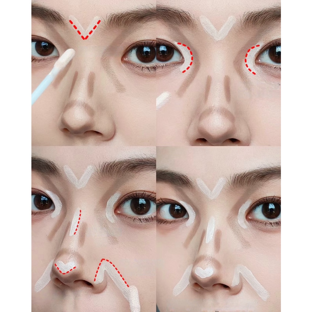 Foreverkey Kem Bắt Sáng Dạng Lỏng Tạo Khối Trang Điểm Làm Sáng Da