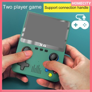 2023 máy chơi game x6 mới hd psp máy chơi game cầm tay cần điều khiển kép gba arcade trình giả lập hai người chơi vs