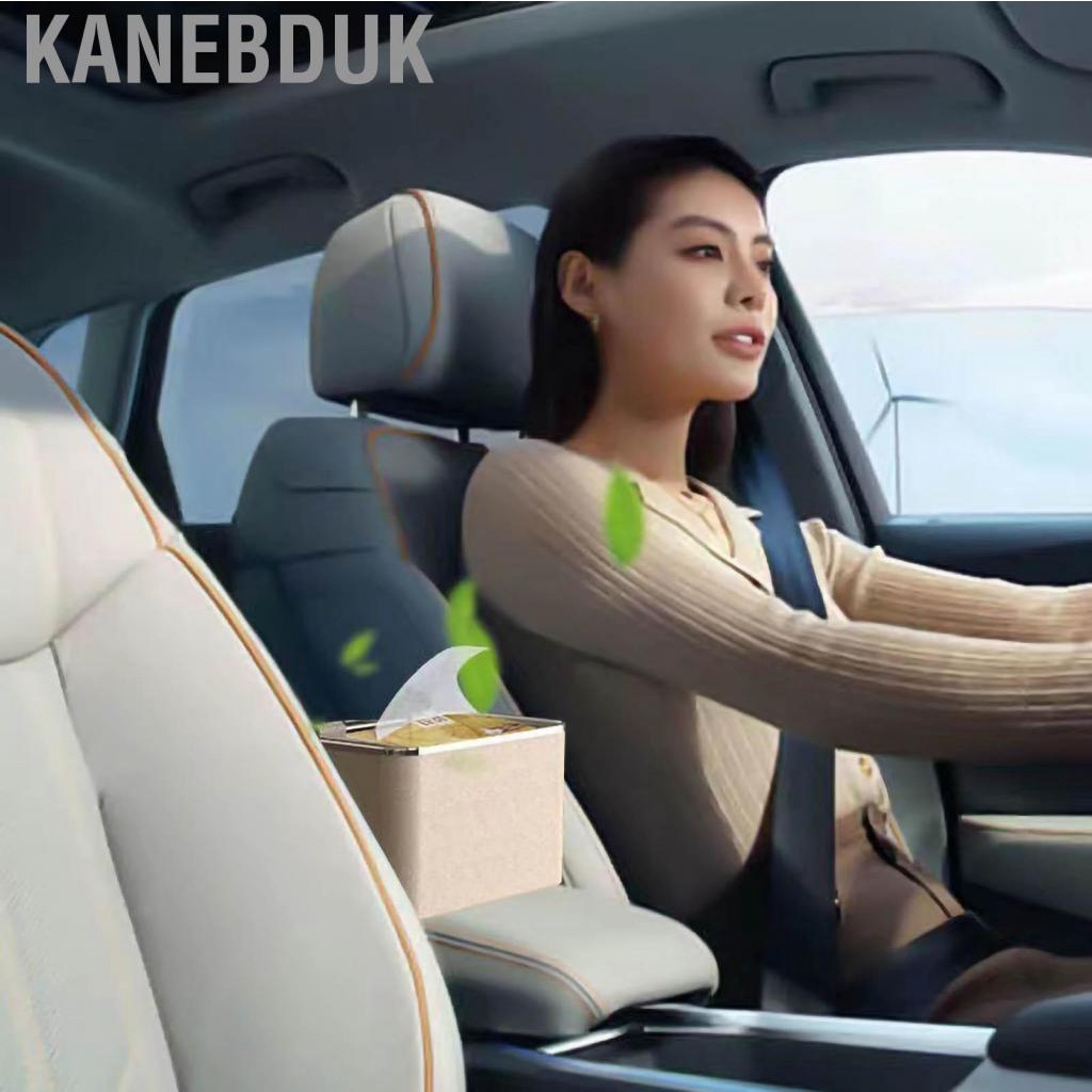 Kanebduk Armrest Storage Box Water Cup Holder Multifunctional Car Console Organizer for Auto