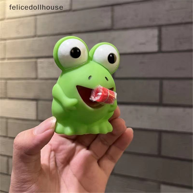 Đồ Chơi Bóp Giảm Căng Thẳng Hình Ếch Khủng Long Có Lưỡi Cho Trẻ Em