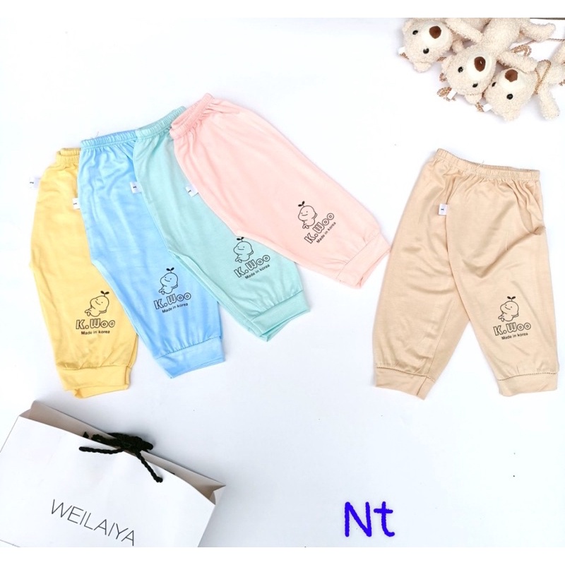 Set 5 quần chục dài thun lạnh mềm mát cho bé trai bé gái