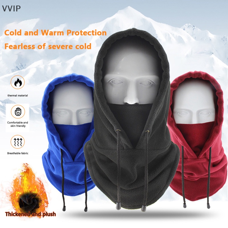 Vvn Mũ Trùm Đầu Đi Xe Đạp Trượt Tuyết Chắn Gió Giữ Ấm Mùa Đông Chất Lượng Cao qdd