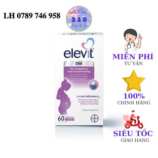 Elevit DHA – Viên uống bổ sung Elevit DHA For Pregnancy and Breastfeeding của Úc 60 viên