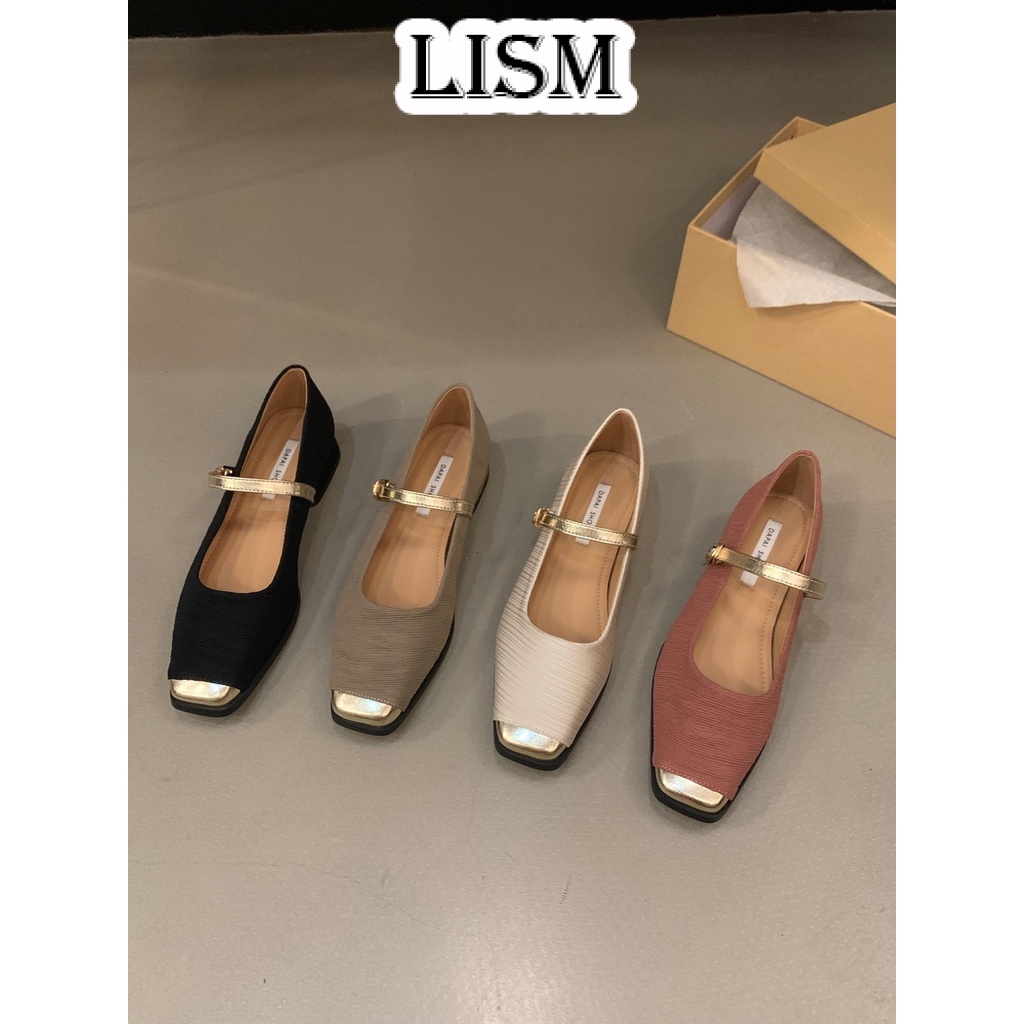 LISM dép sandal nữ dép đi biển dép đế cao Thoải Mái Xinh Xắn  Thấm hút mồ hôi Nhẹ Phong cách đơn giản Lịch sự FLF23B0L23 46Z231112