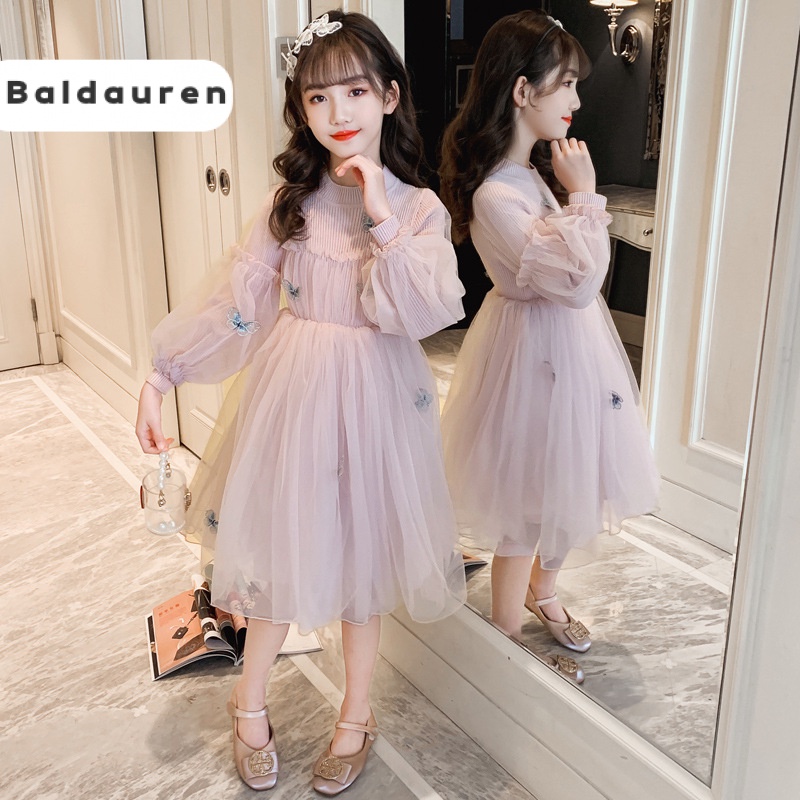 Váy Bé Gái Baldauren KLQ23C03W6 50Z231211 công chúa bé gái thời trang dễ thương đẹp