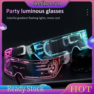 Kính el có dây đeo mắt phát sáng đèn led neon cho bữa tiệc