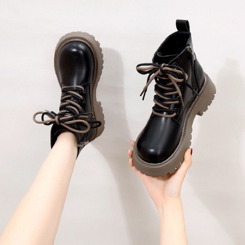 Giày Bốt martin cotton Đế Dày Phong Cách Anh Quốc Thời Trang Mùa Đông Hàng Mới 2023