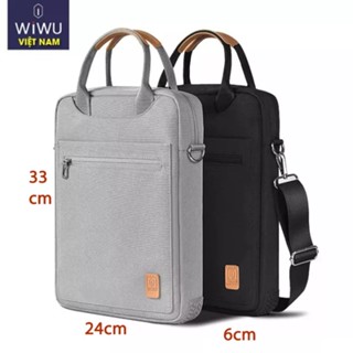 Túi sách dọc Wiwu Pioeer Cho Máy tính bảng Pro 12.9/11in  M1, Laptop, Macbook,  Surface Pro chống sốc tặng quai đeo chéo