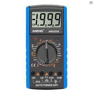 Vạn năng kế kỹ thuật số aneng an9205a 3 1 / 2 lcd 1999 ac dc vn12