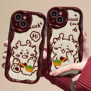 Ốp Điện Thoại Dẻo Họa Tiết Khủng Long & Balo Độc Đáo Cho iphone 7 plus 8 plus new iphone11 12 13 pro max iphonex xr xs max 14 15 pro max