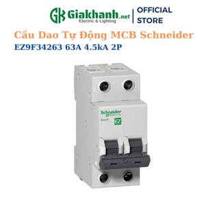 Aptomat - mcb schneider ez9f34263 63a 4.5ka 2p